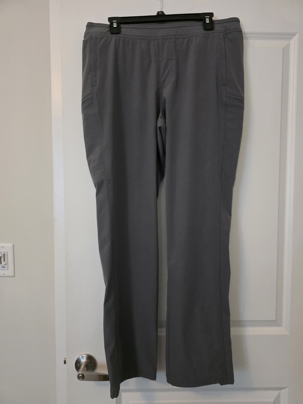 Kuhl Women's Free Flex Dash Straight-Leg Pants in Gray LARGE